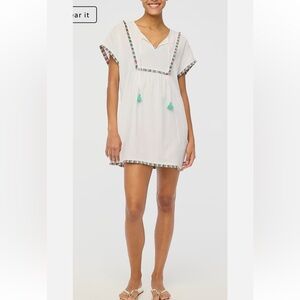 J. Crew Fringe Beach Tunic Cotton Cover-Up